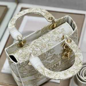 CD Golden Magpie 24 Lady Dior Bag Canvas 336736