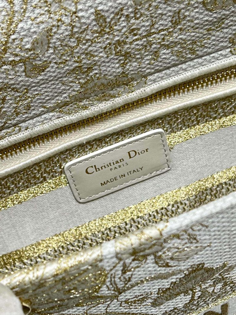 CD Golden Magpie 24 Lady Dior Bag Canvas 336736