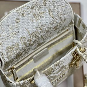 CD Golden Magpie 24 Lady Dior Bag Canvas 336736