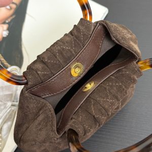 20251119_i1763566957_7654_7_jpg Chanel 2026 Pouch 24cm Dark Brown Tortoiseshell Suede Effect Plexi