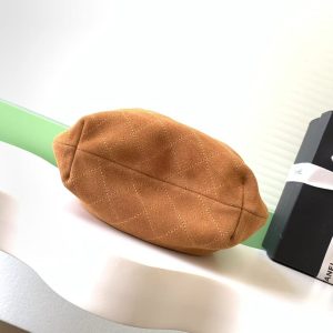 Chanel 2026 Pouch 24cm Brown Tortoiseshell Suede Effect Plexi