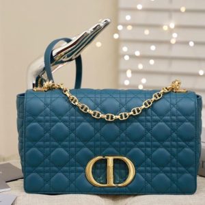 2bc07367-c31e-440d-9eff-4a349c63ca33_a12bc861-da99-4dbf-8b00-57fbc3c65575 LARGE CARO BAG 28 DEEP OCEAN BLUE SUPPLE CANNAGE CALFSKIN