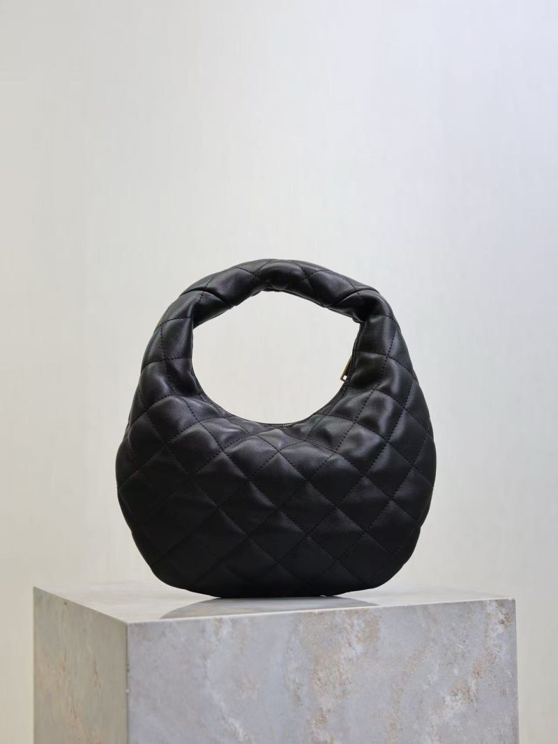 YSL Icarino Bag 17cm Black Sheepskin