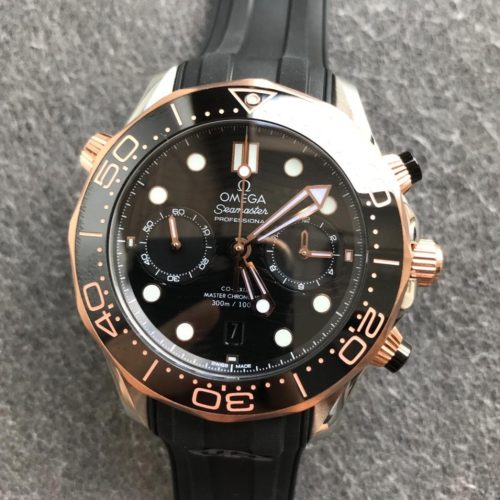 39892f08-0388-4bbe-8a3e-83bf081a756b_1a5231bb-aaa0-430b-9dd9-2508a89692d0 SEAMASTER DIVER 300M ROSE GOLD CASE 44MM CHRONOGRAPH BLACK DIAL