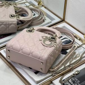 CD Sac Lady Dior Power Pink Lamskin
