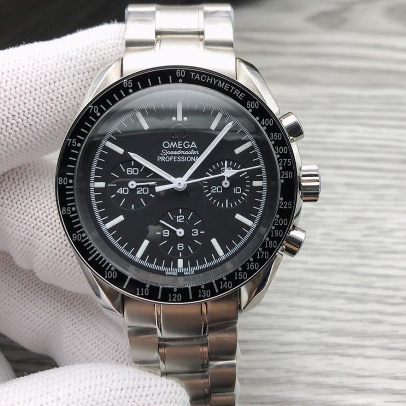 SPEED MASTER MOONWATCH CHRONOGRAPH 42MM BLACK DIAL