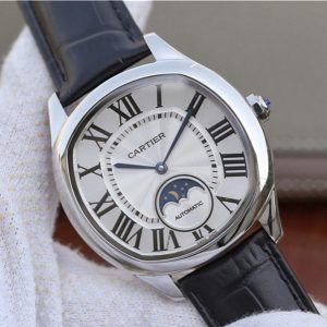 76f74e82-3e48-48f4-80cc-e0a117f6dcb1 DRIVE DE CARTIER WHITE DIAL MOONPHASE