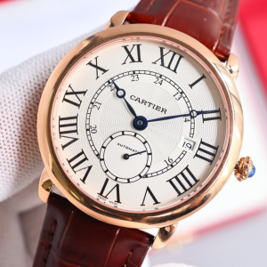 RONDE LOUIS CARTIE 40MM ROSE GOLD WHITE DIAL