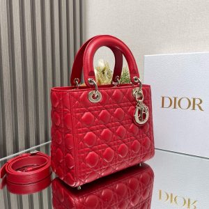Image_20240628101920 medium lady 24 red calfskin gold hardware