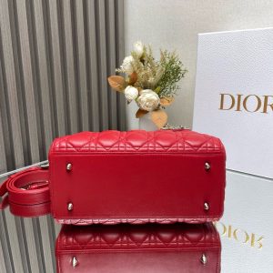 Image_20240628101923 medium lady 24 red calfskin gold hardware