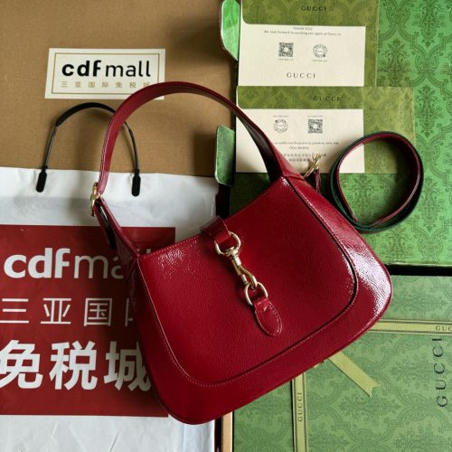 Image_20241116151702 GG JACKIE MINI 19 SHOULDER BAG IN DARK RED CALFSKIN
