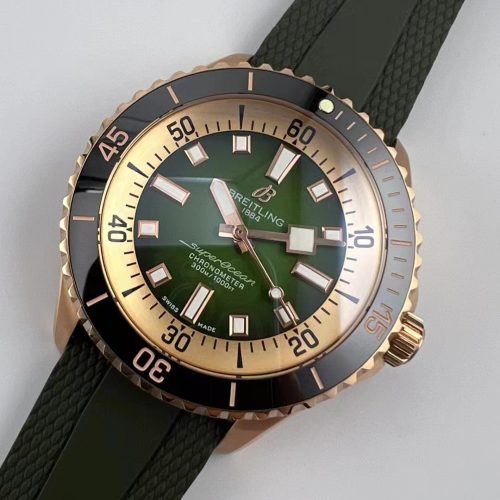 Breitling Superocean 42 Automatic Green Strap
