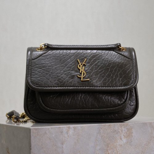 Image_2025-07-12_115132_383_1 YSL Niki Bag 18cm Black Gold Sheepskin