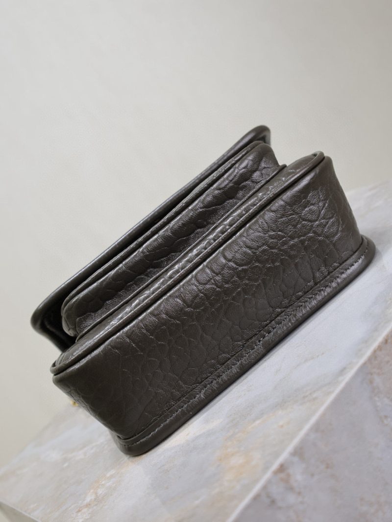 YSL Niki Bag 18cm Black Gold Sheepskin