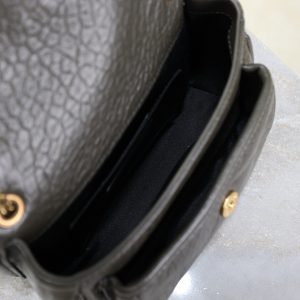 YSL Niki Bag 18cm Black Gold Sheepskin