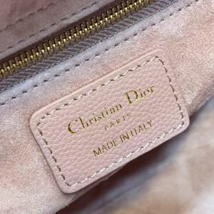 CD MEDIUM LADY 24 BLUSH CANNAGE LAMBSKIN