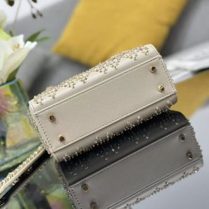 CD Lady Dior 17 Bag Beige Calfskin