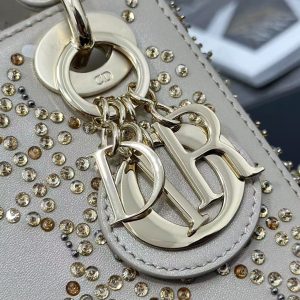 CD Lady Dior 17 Bag Beige Calfskin