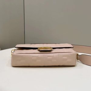 Baguette 27cm Beige Lambskin Gold Hardware