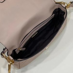 Baguette 27cm Beige Lambskin Gold Hardware