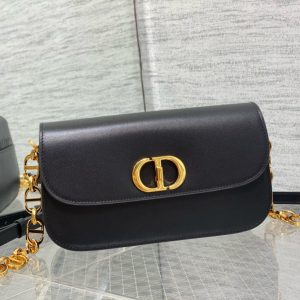 Image_20250311214200 MONTAIGNE AVENUE 23 BAG IN BLACK CALFSKIN