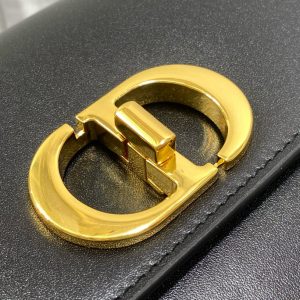 Image_20250311214205 MONTAIGNE AVENUE 23 BAG IN BLACK CALFSKIN