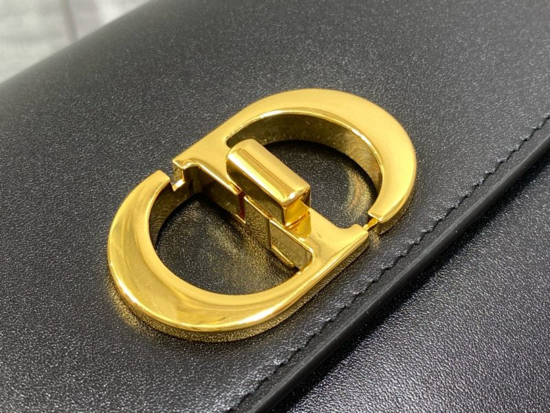 Image_20250311214205 MONTAIGNE AVENUE 23 BAG IN BLACK CALFSKIN