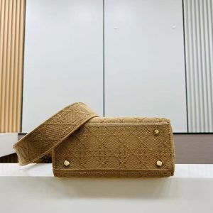 Image_20250327150822 SMALL 24 LADY BAG IN TAN BROWN CANVAS