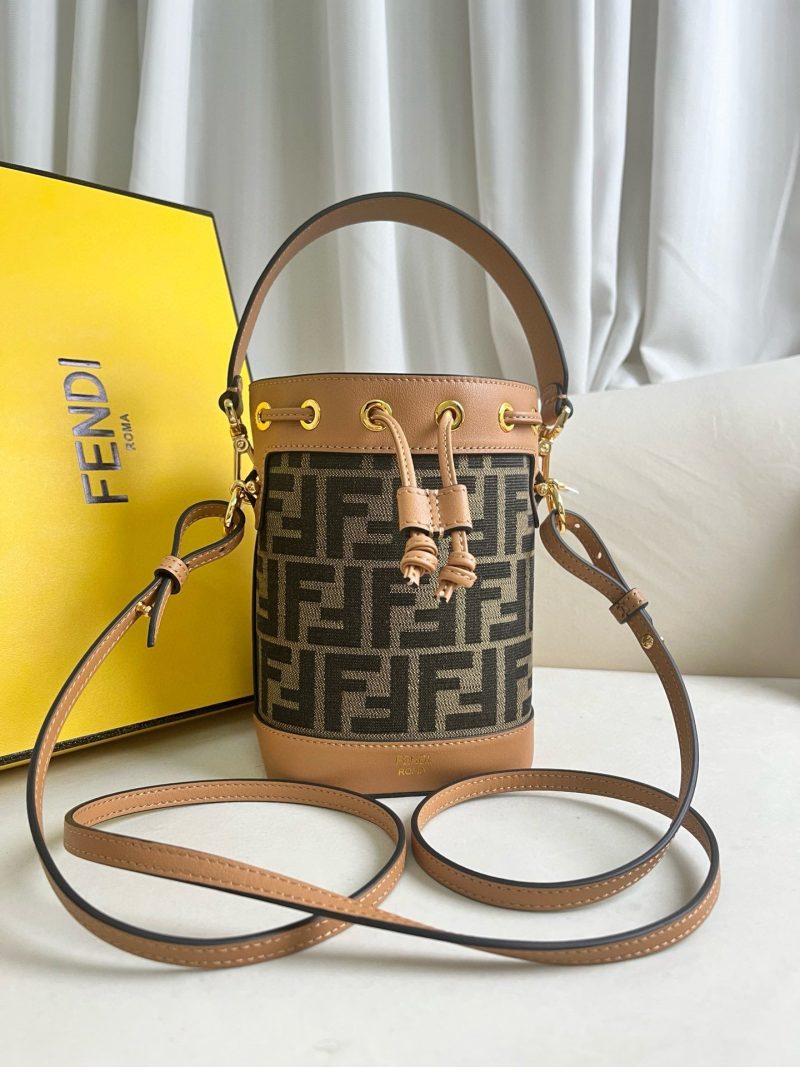 Image_20250329095830 MON TRESOR 18 IN MONOGRAM BROWN CANVAS WITH FF MOTIF EMBROIDERED