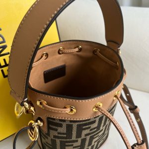 Image_20250329095837 MON TRESOR 18 IN MONOGRAM BROWN CANVAS WITH FF MOTIF EMBROIDERED