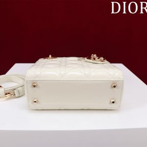 Mini Lady 17 My ABC White Patent Calfskin