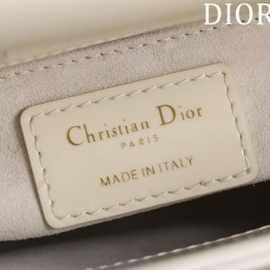 Mini Lady 17 My ABC White Patent Calfskin