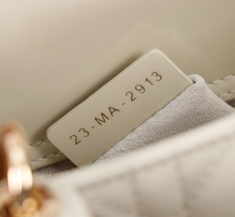 Mini Lady 17 My ABC White Patent Calfskin