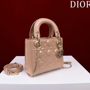 Image_20250409161320 Mini Lady 17 My ABC Light Pink Patent Calfskin