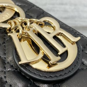 Mini Lady 17 My ACB Black Lambskin Light Gold Hardware