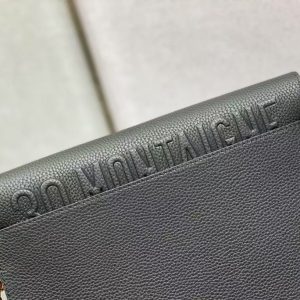 Image_20250425134405_1 CD Bobby Bag Black Pebbled Leather Gold Hardware