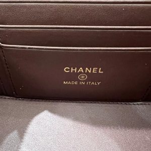 CC 25C Vanity Case 16cm Black Caviar Leather Light Gold Hardware