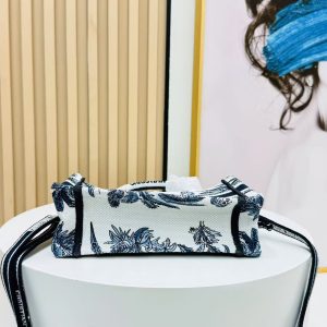 Image_20250817112919_6305 Dior Book Tote 21 cm Blue White Canvas