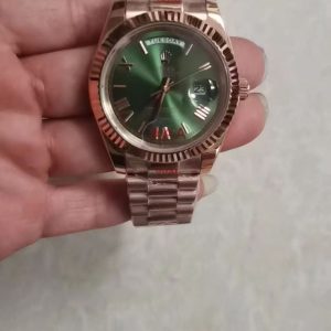 Image_20250819162957_2192 Rolex Day-Date 40 Olive Green Dial – 18K Everose Gold