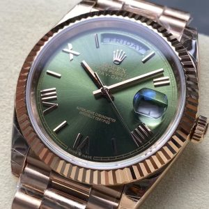 Image_20250819162957_2197 Rolex Day-Date 40 Olive Green Dial – 18K Everose Gold