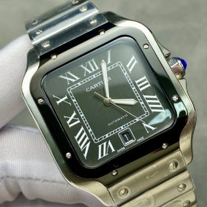 SANTOS 40MM CUSTOM BLACK DIAL