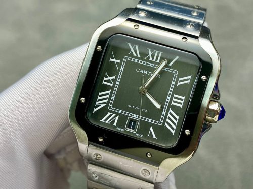 SANTOS 40MM CUSTOM BLACK DIAL