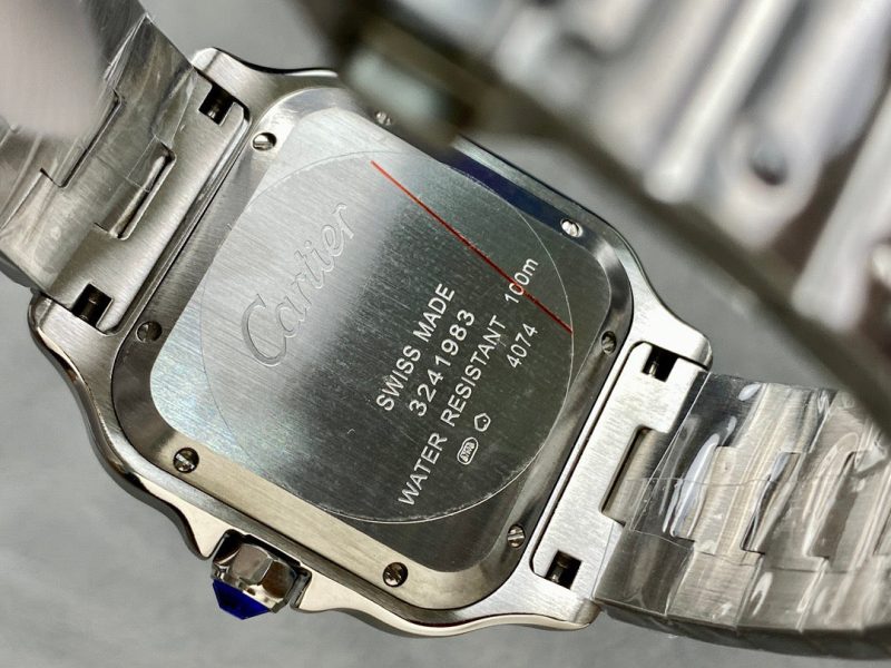 SANTOS 40MM CUSTOM BLACK DIAL