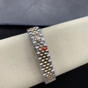 Rolex Datejust 31 2-Tone Jubilee Black Diamond Dial