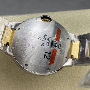 Cartier Balloon 36mm Silver Gold Stainless Steel