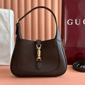 Image_20251107101745_1533_20 Gucci 25 Jackie Bag Dark Brown Grain Leather