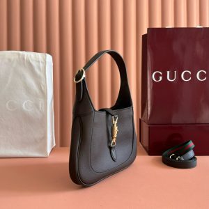 Image_20251107101747_1535_20 Gucci 25 Jackie Bag Dark Brown Grain Leather