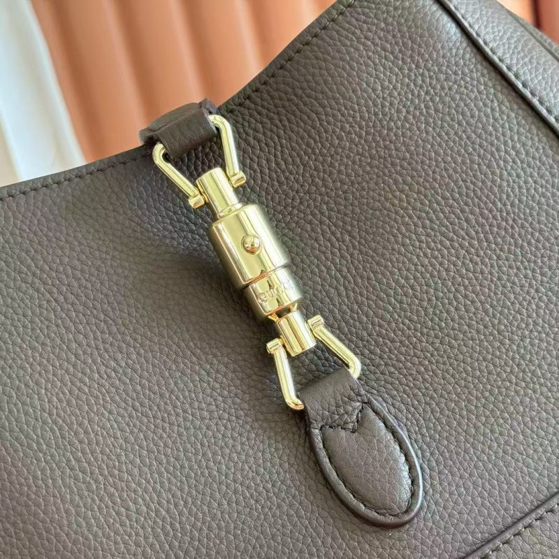 Image_20251107101749_1537_20 Gucci 25 Jackie Bag Dark Brown Grain Leather