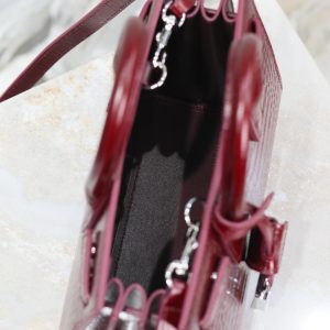 Image_20251128145209_3492_20 YSL 2025 Sac De Jour Nano Bag 22cm Merlot Red Leather