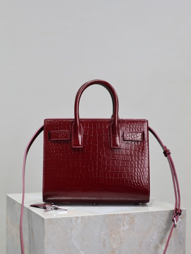 Image_20251128145212_3494_20 YSL 2025 Sac De Jour Nano Bag 22cm Merlot Red Leather